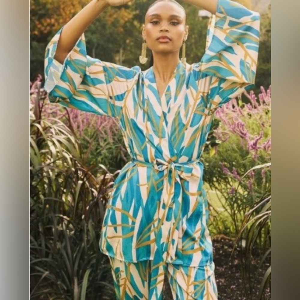 Diarrablu Multicolor Patterned kimono